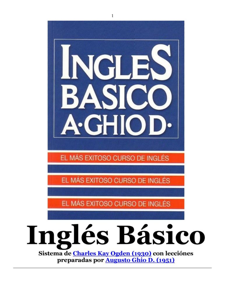 Curso de Inglés Básico